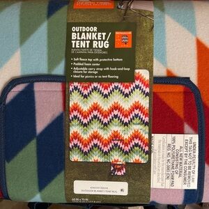 Ozark Trail Colorful Outdoor Blanket Tent Rug